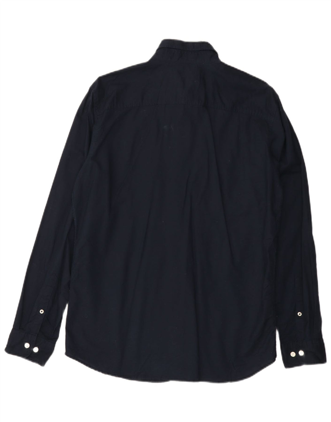 Jack & Jones Mens Shirt Large Navy Blue Cotton