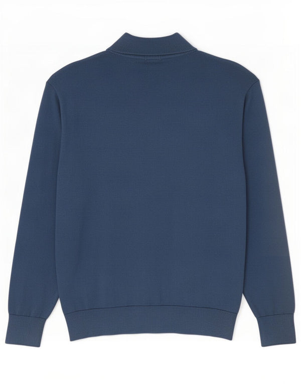 Timberland Herren-Pullover mit Reißverschluss, XL, blaue Baumwolle