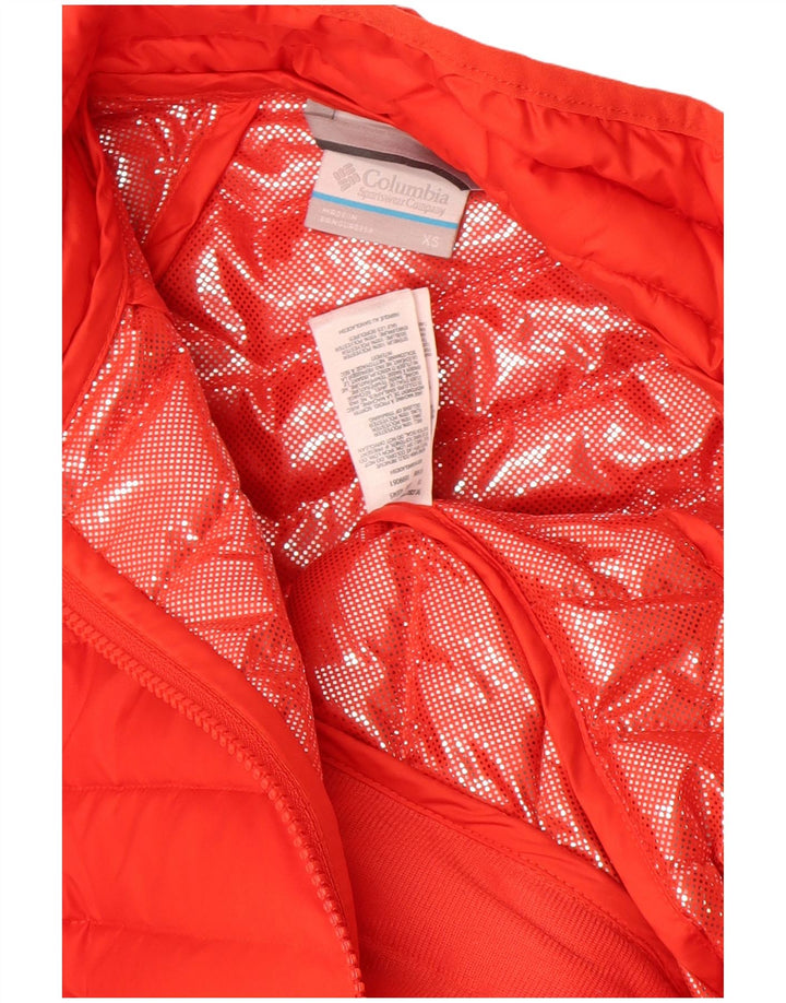 Columbia Womens Padded Jacket UK 6 XS Red Polyester