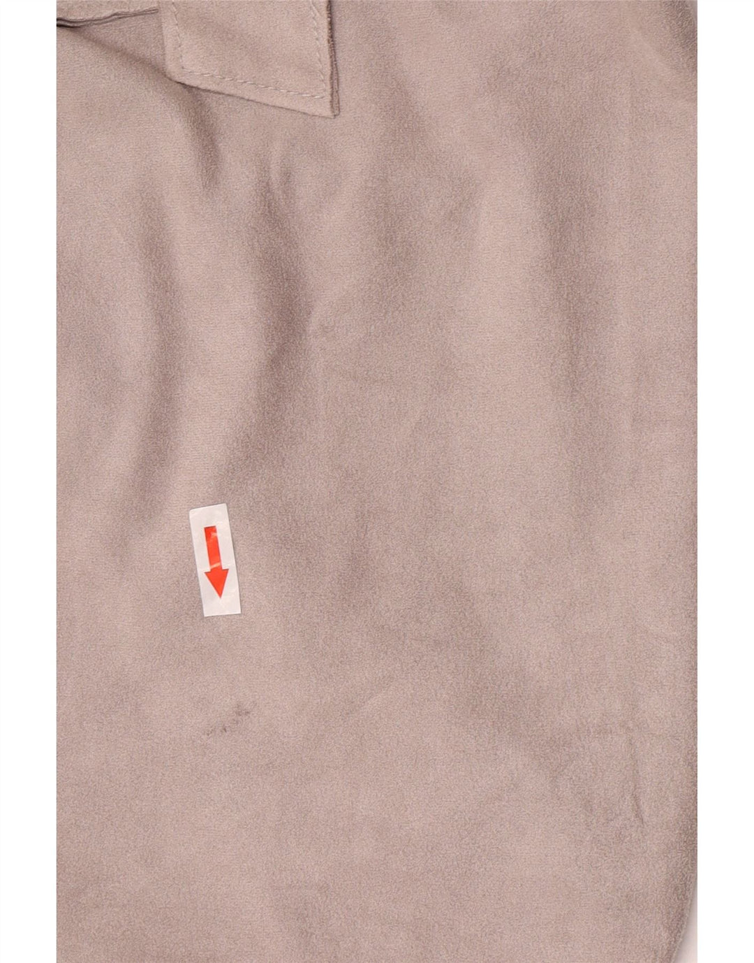 Esprit Damen-Trenchcoat aus Wildlederimitat, UK 14, Mittelgrau, Polyester