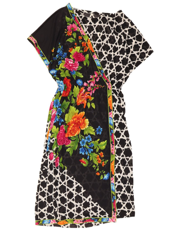 Vintage Womens Sheath Dress UK 14 Medium Multicoloured Floral