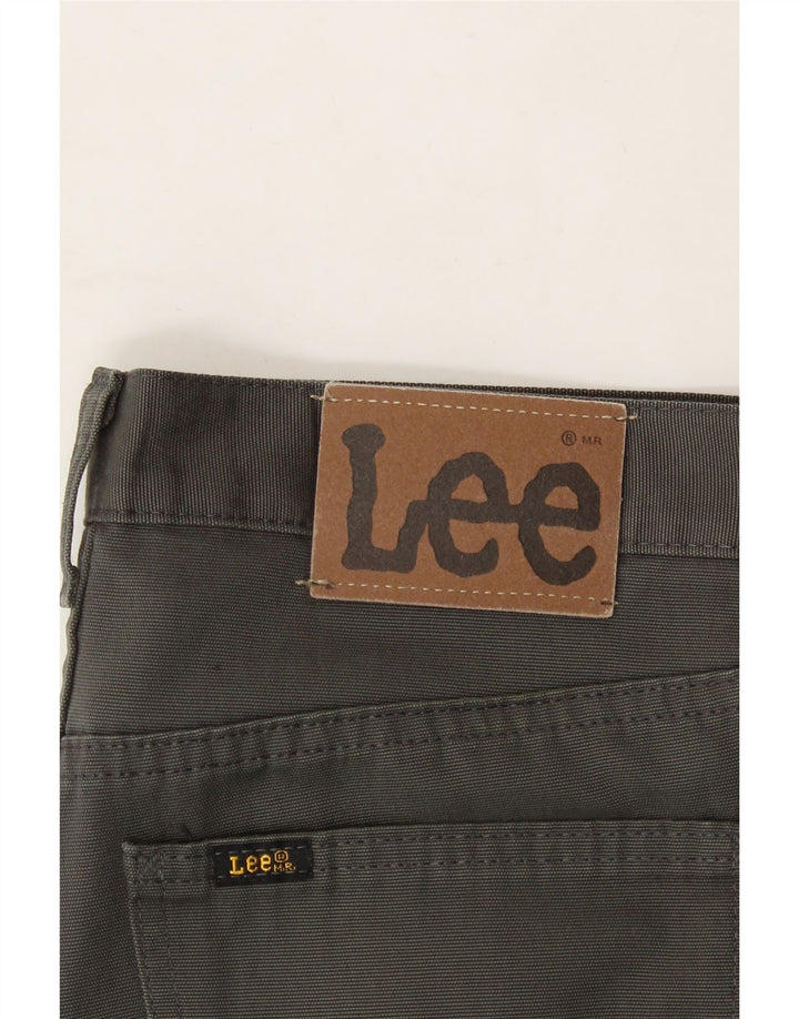 LEE Mens Straight Casual Trousers W31 L30 Green Cotton Vintage Lee and Second-Hand Lee from Messina Hembry 