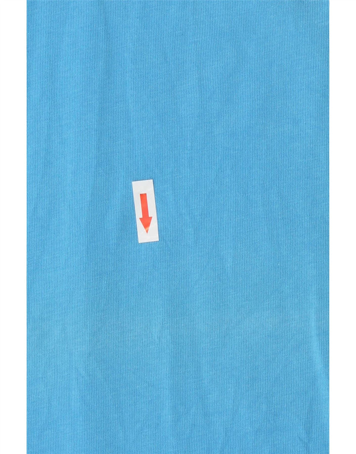 Adidas Mens Climalite T-Shirt Top Large Blue Cotton