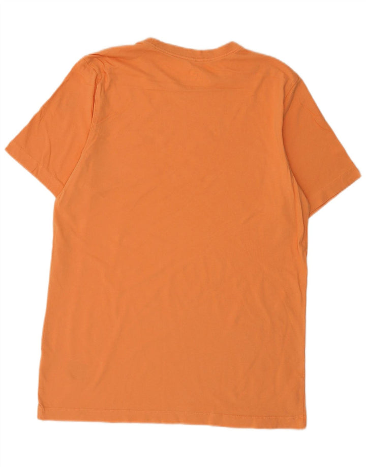 Nike Mens T-Shirt Top Medium Orange Cotton