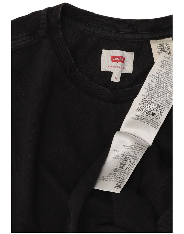 Мужская футболка Levi's, маленький черный хлопок