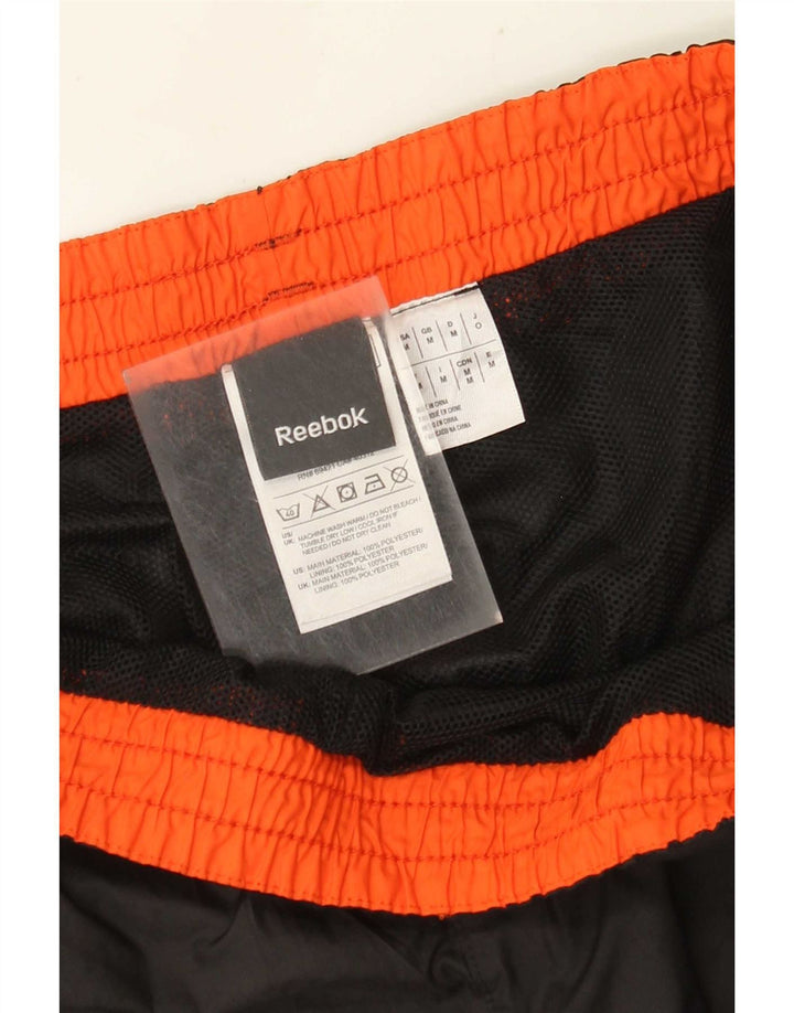 Reebok Mens Tracksuit Trousers Joggers Medium  Black Polyester