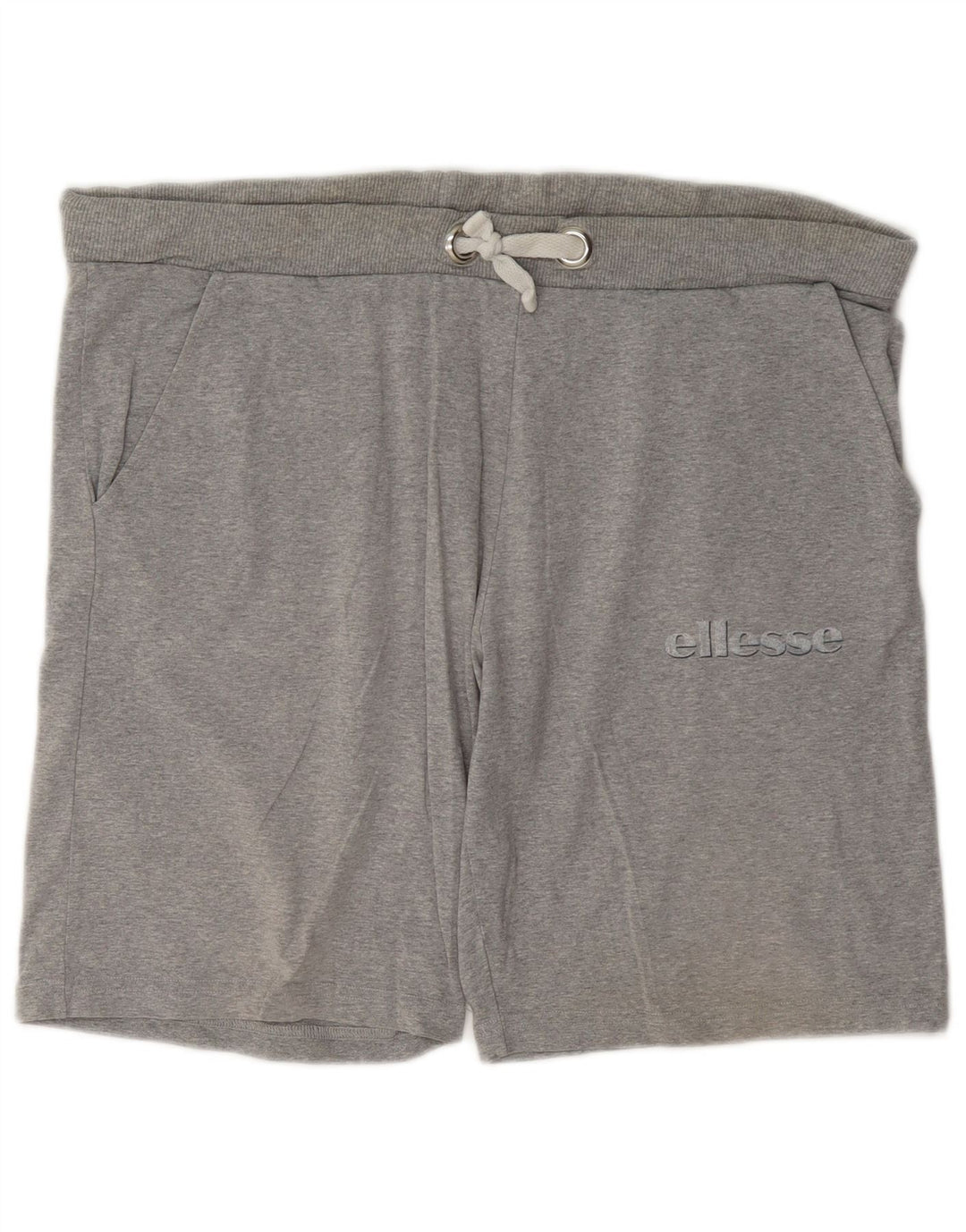 Pantaloncini sportivi da uomo Ellesse grandi in cotone grigio