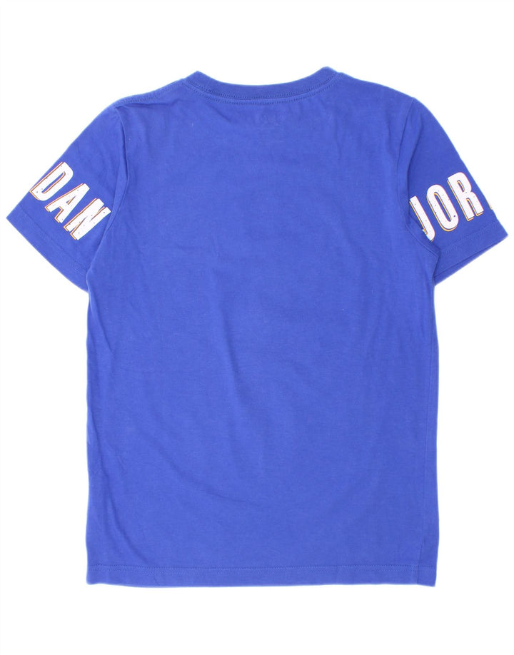 Jordan drenge grafisk t-shirt top 10-11 år medium blå bomuld