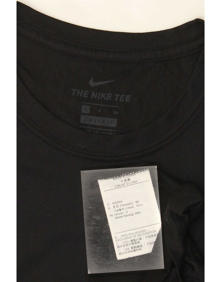 Nike Hommes Dri Fit T-Shirt Haut Petit Noir Polyester