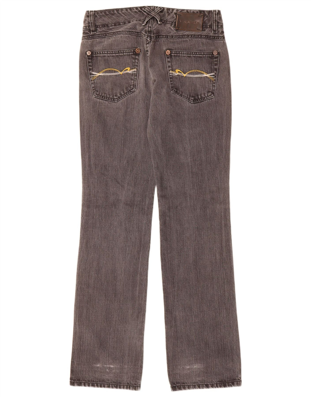 Max & Co. Womens Straight Jeans W27 L33 Grey Cotton