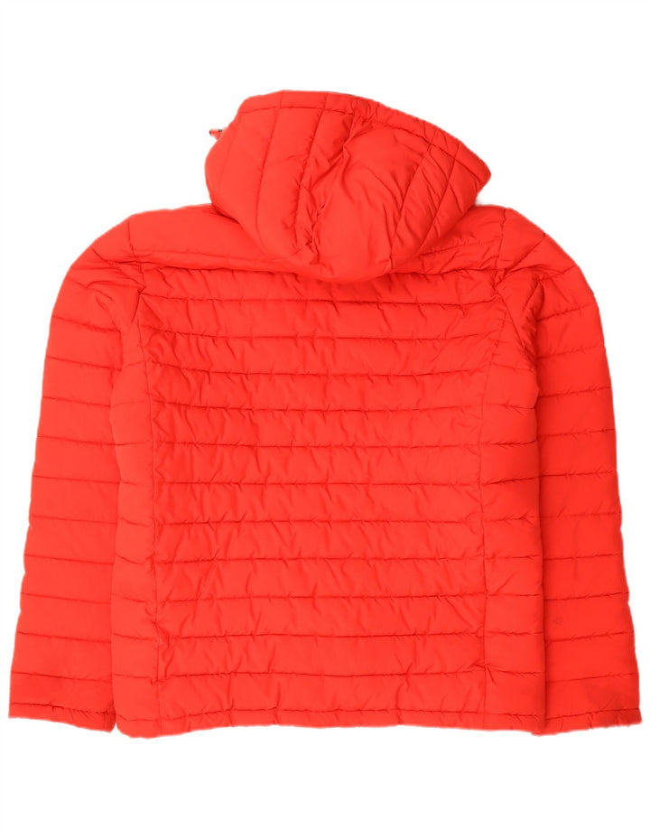 Superdry Herren-Jacke mit Kapuze, gepolstert, UK 40, Größe L, Rot, Polyester