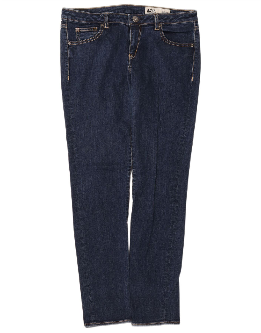 RIFLE Womens Slim Jeans W30 L29 Navy Blue Cotton