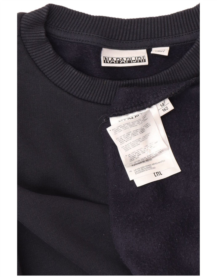 NAPAPIJRI Boys Sweatshirt Jumper 13-14 Years Navy Blue