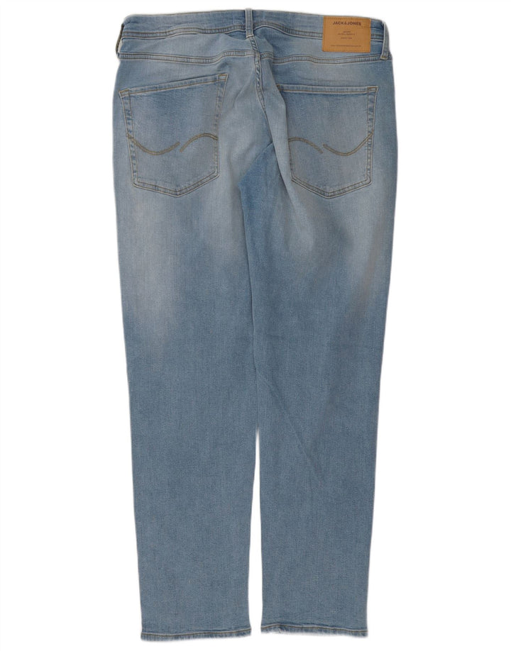 Jack & Jones Mens GLENN Slim Jeans W36 L32 Blue Cotton