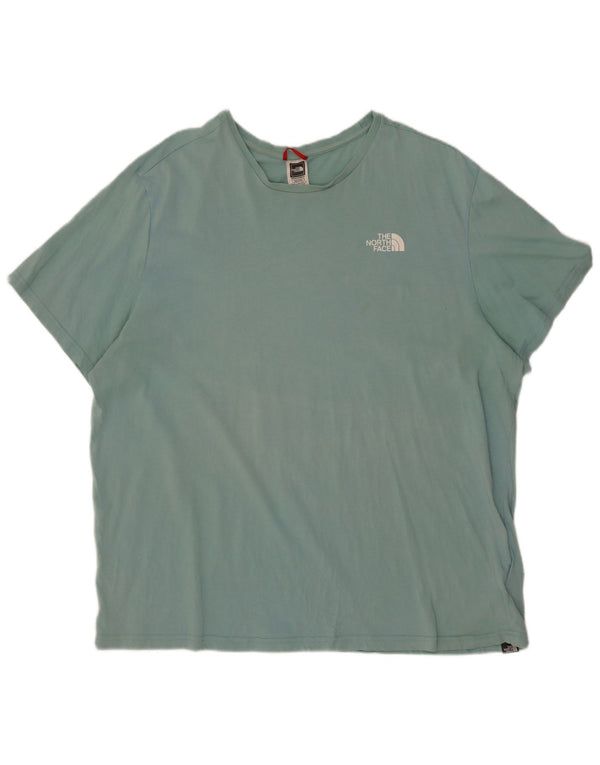 The North Face T-Shirt Graphique Homme Top 2XL Bleu Coton