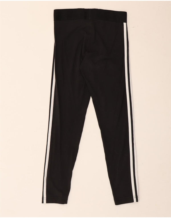 Adidas Damen Leggings UK 8/10 Small Schwarz Sport