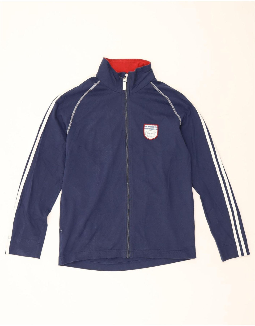 Sergio Tacchini Mens Graphic Tracksuit Top Jacket Large Navy Blue Cotton