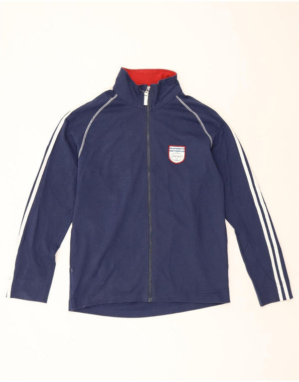 Sergio Tacchini Ανδρική φόρμα αθλητικής φόρμας με γραφικές φόρμες Top Jacket Large Navy Blue από βαμβάκι