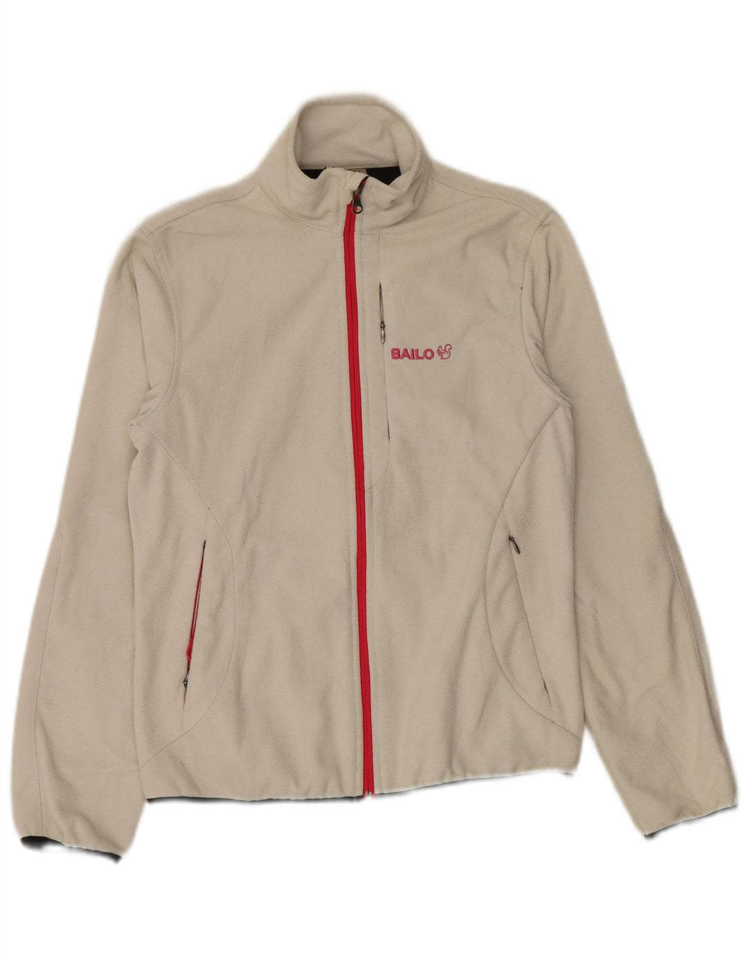 Bailo Womens Fleece Jacket UK 10 Small White Polyester