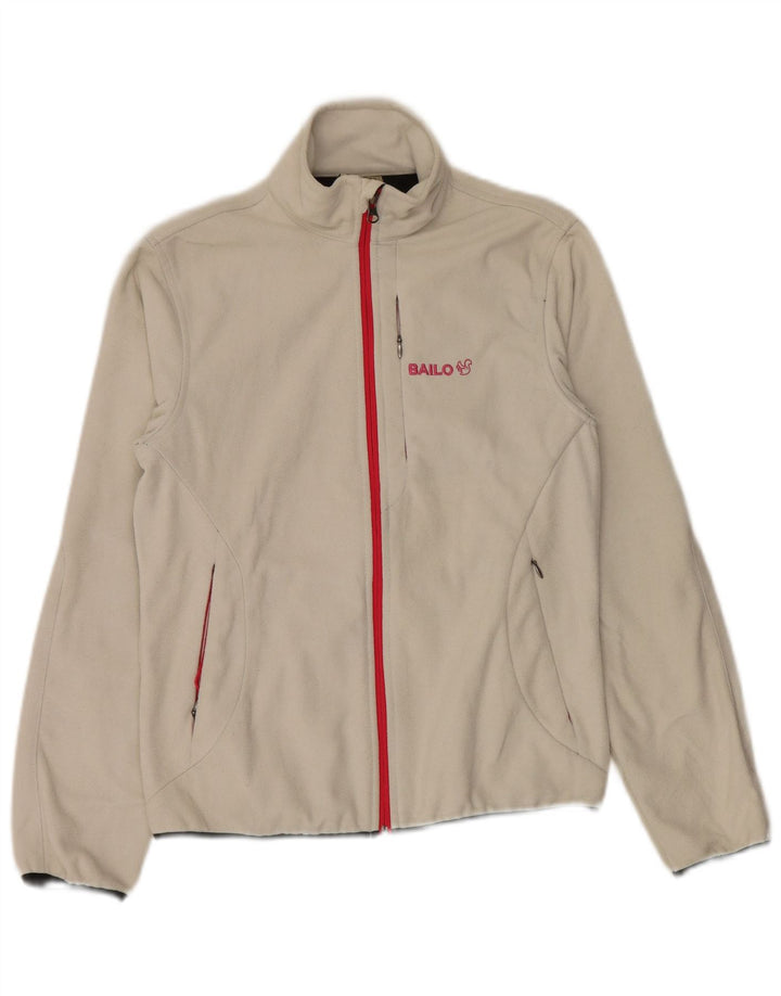 Bailo Womens Fleece Jacket UK 10 Small White Polyester