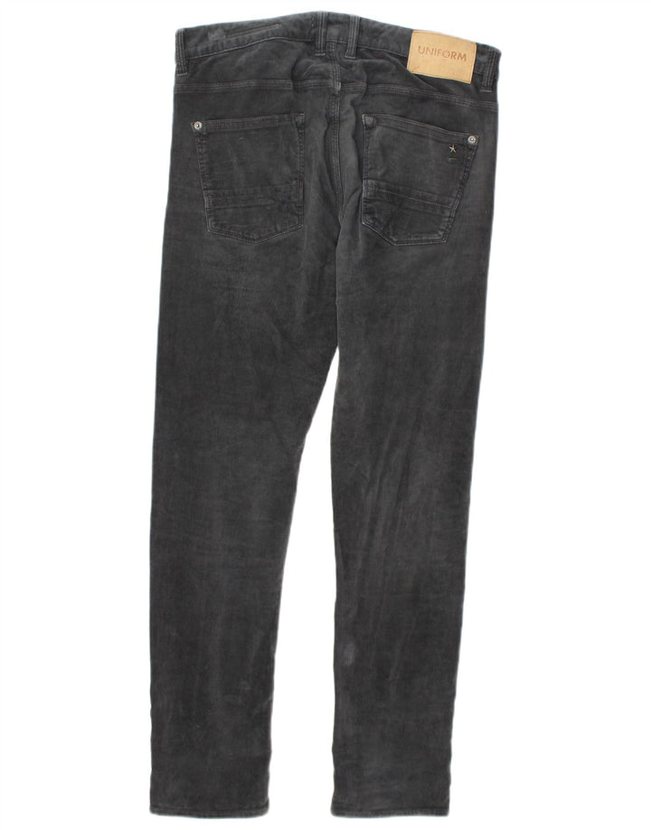 Calça casual feminina UNIFORM W32 L30 algodão cinza
