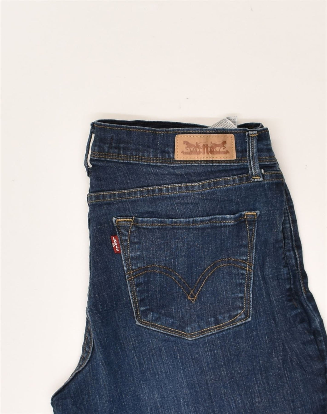 LEVI STRAUSS & CO Womens Slim Jeans W27 L32  Blue Cotton | Vintage Levi Strauss & Co | Thrift | Second-Hand Levi Strauss & Co | Used Clothing | Messina Hembry 