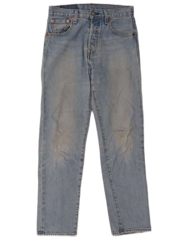 Blugi drepti pentru bărbați Levi's 501 W27 L28 Blue Cotton Anii 90