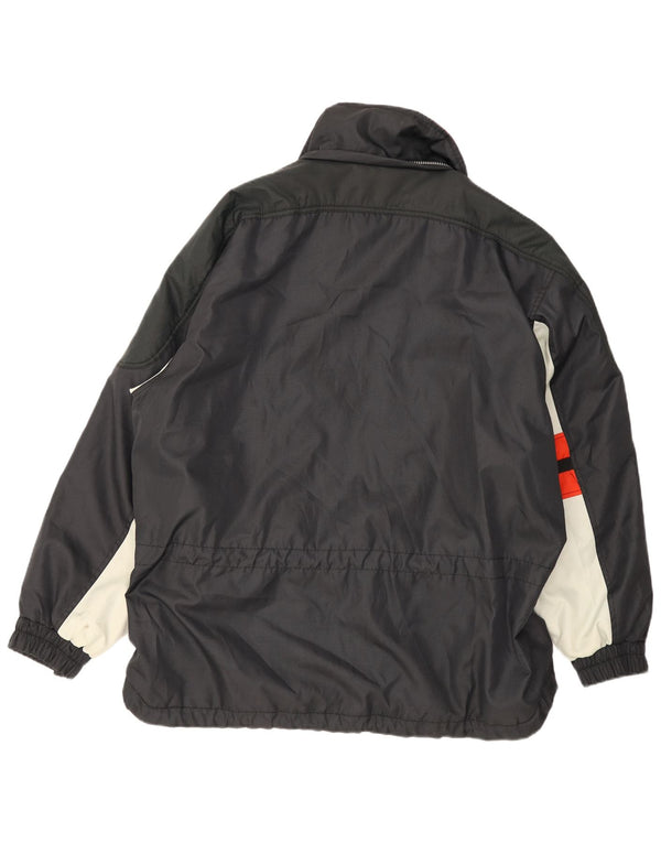 Think Pink Chaqueta de esquí de ajuste regular con capucha para hombre IT 54 2XL Bloque de color negro