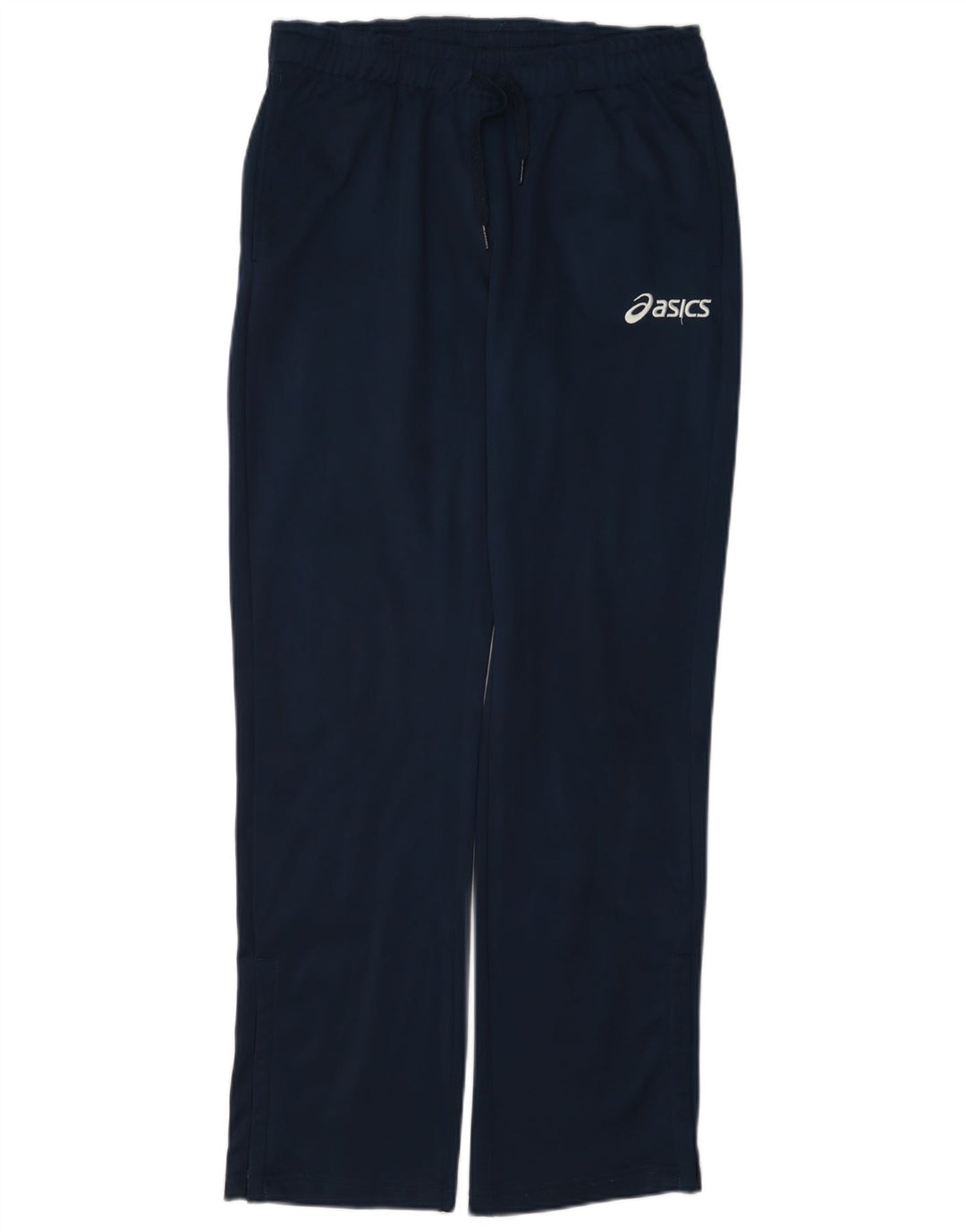 Pantaloni da tuta da uomo Asics medi in poliestere blu navy