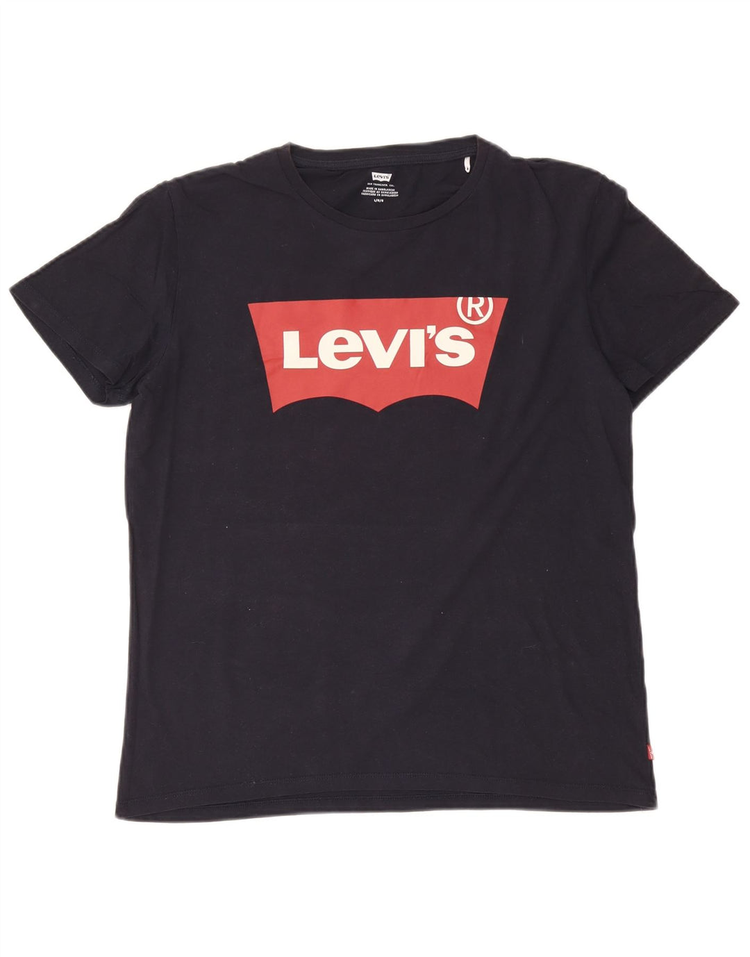 Levi's Mens Graphic T-Shirt Top Large Navy Blue
