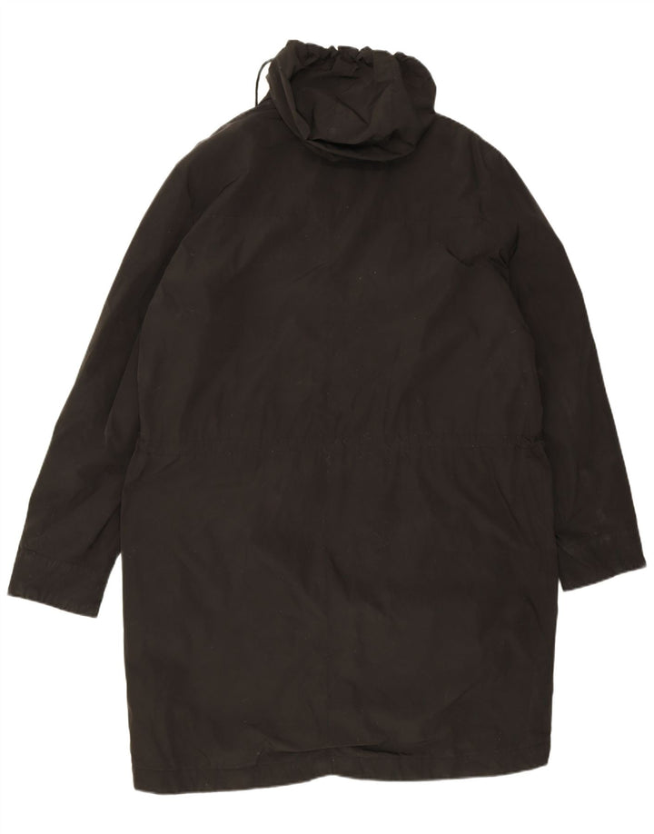 Calvin Klein Herre Hooded Windbreaker Coat IT 54 2XL Sort Polyester