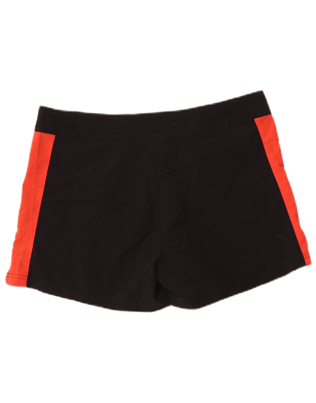 NIKE Damen-Freizeitshorts US 12/14 Large W34 Schwarzer Colourblock-Polyester