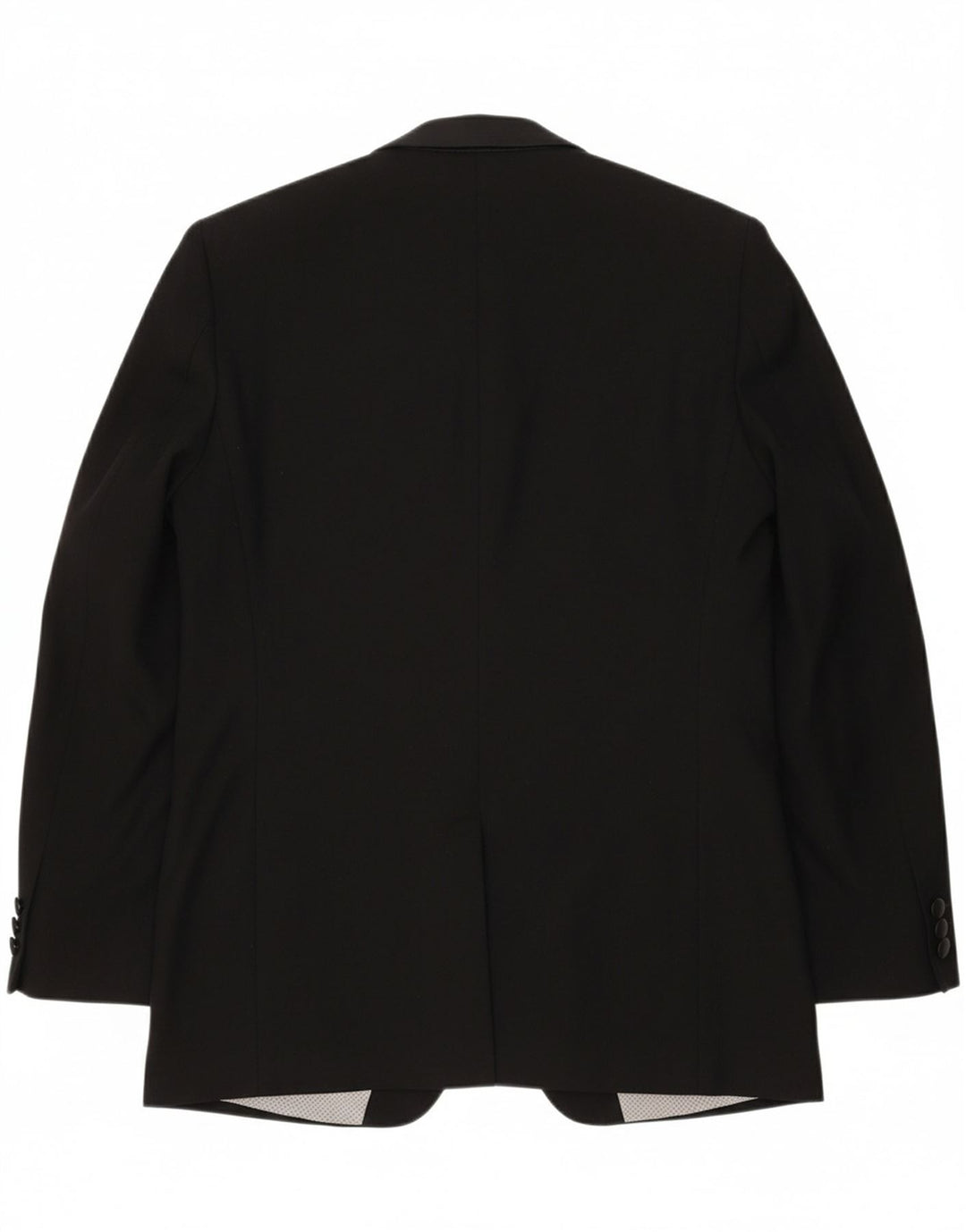 VINTAGE Mens 1 Button Blazer Jacket UK 38 Medium Black Vintage Vintage and Second-Hand Vintage from Messina Hembry 