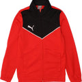 PUMA Boys Tracksuit Top Jacket 7-8 Years Red Colourblock Polyester Vintage Puma and Second-Hand Puma from Messina Hembry 