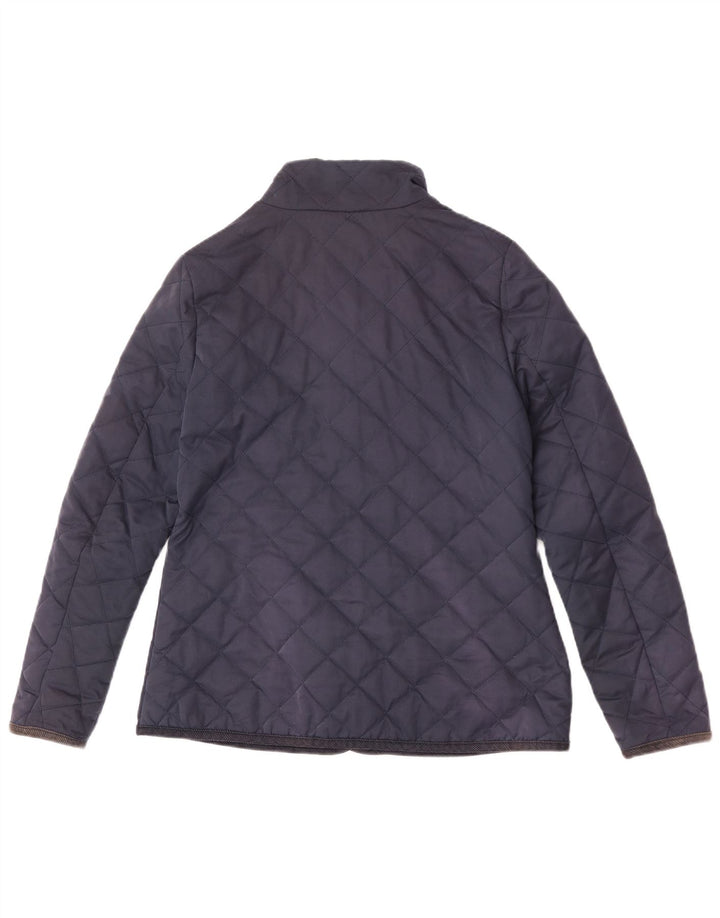 Fat Face Veste matelassée pour femme UK 12 Medium Bleu marine Polyester