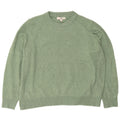Marks & Spencer Womens Oversized Crew Neck Jumper Sweater UK 16 Large Green