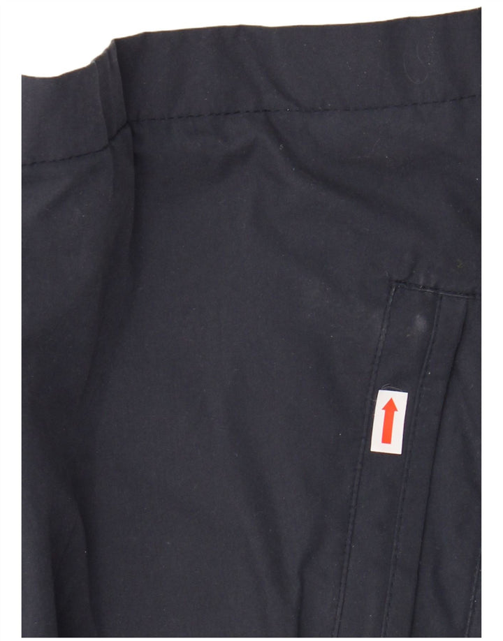 BUSH Mens Bomber Jacket UK 42 XL Navy Blue Polyester