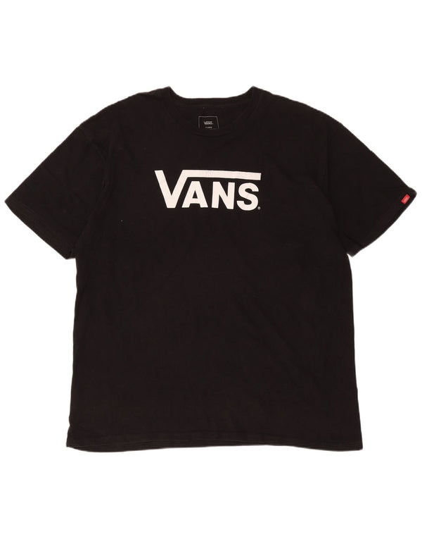 Vans Herren Classic Fit Graphic T-Shirt Top XL Schwarz Baumwolle