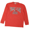 Tommy Hilfiger Mens Regular Fit Graphic Top Long Sleeve 2XL Red Flecked