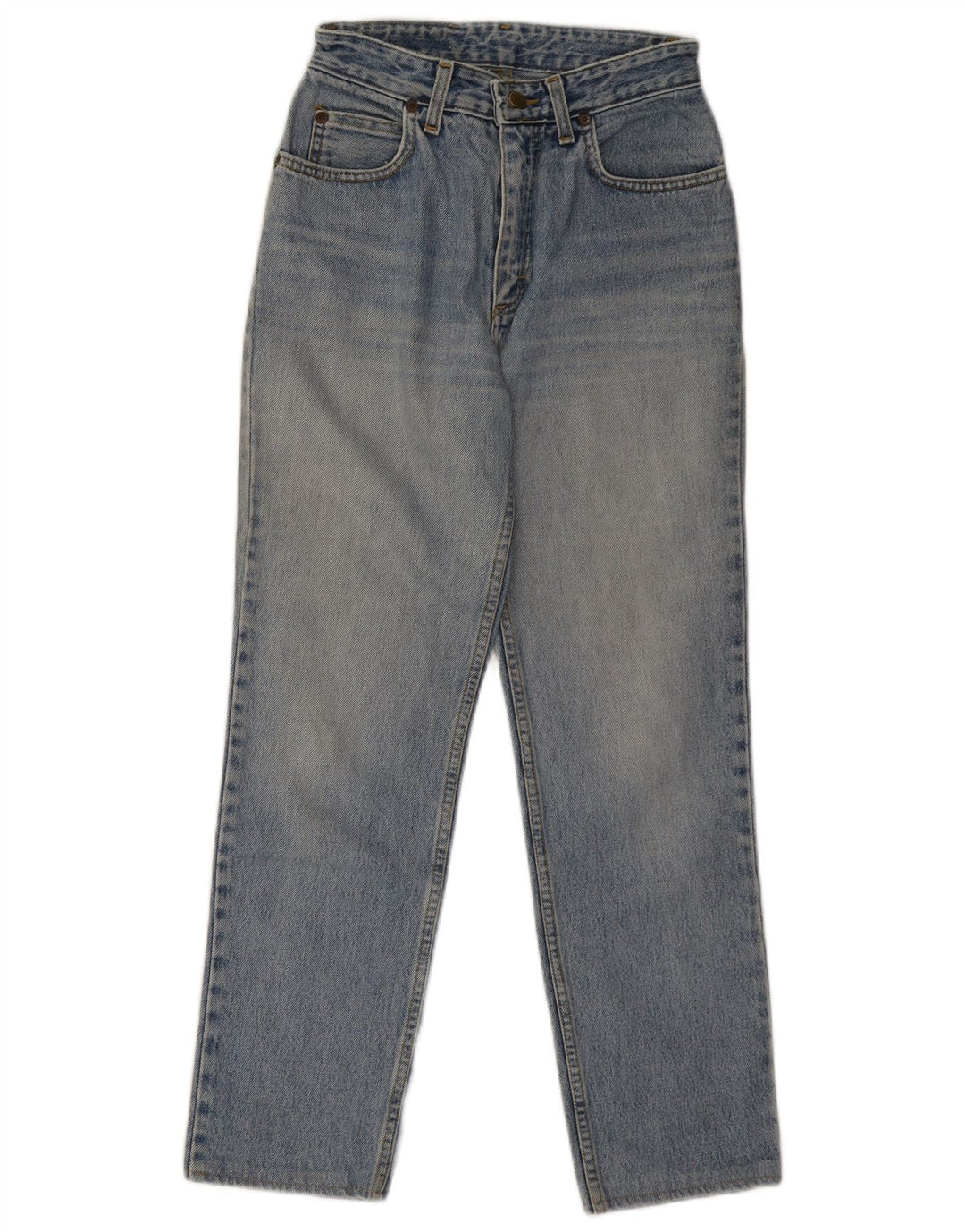 Lee Womens Oklahoma Tapered Jeans W28 L29 Blue Cotton