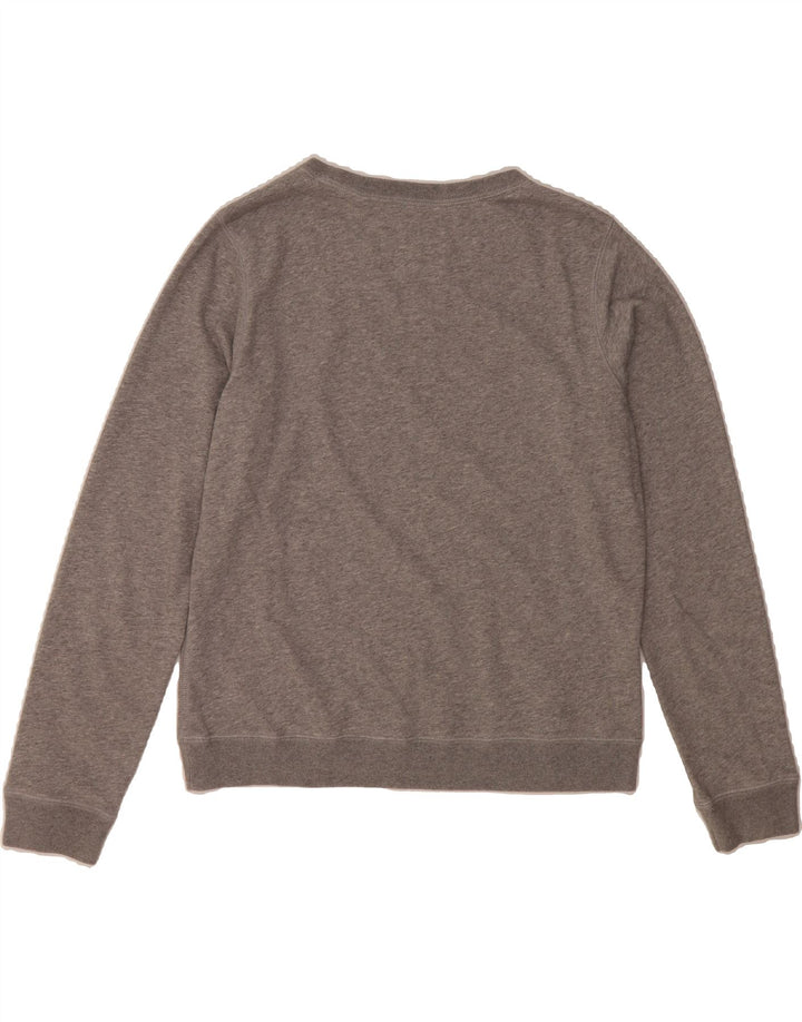 JACK WILLS Womens Graphic Sweatshirt Jumper UK 12 Medium Grey Cotton Vintage Jack Wills and Second-Hand Jack Wills from Messina Hembry 