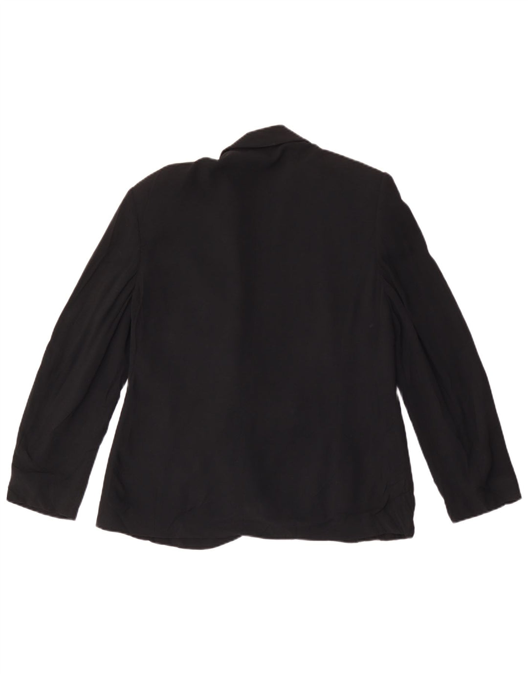 Vintage Womens Double Breasted Blazer Jacket UK 16 Large Black