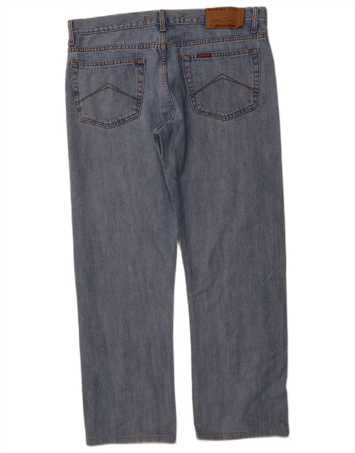 CARRERA Herre 710 Regular Straight Jeans W36 L29 Blå Bomuld