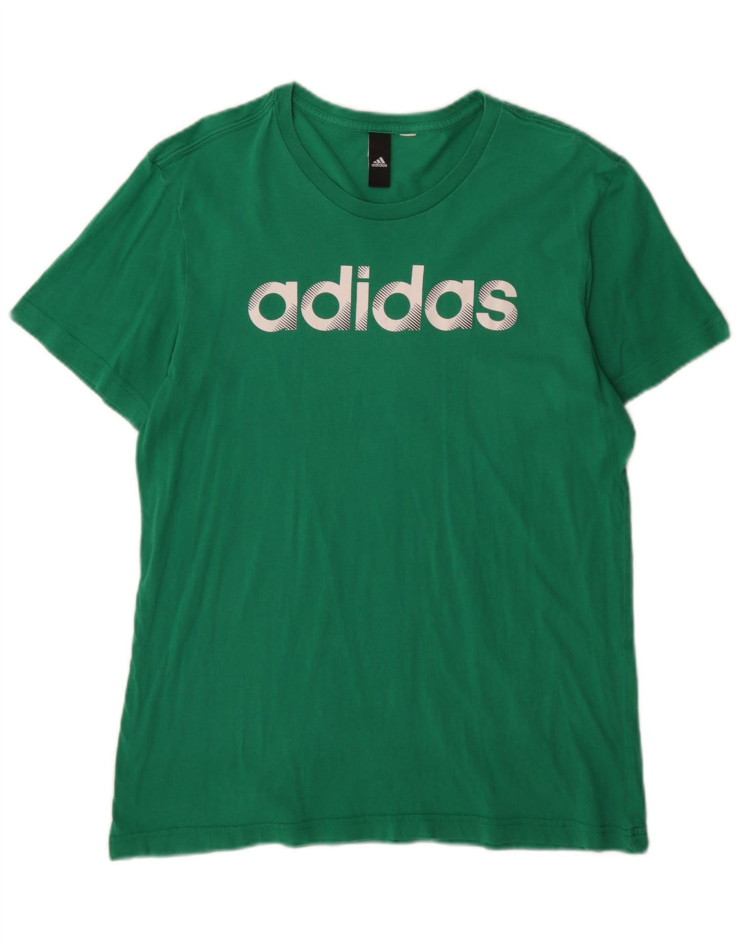 Adidas Mens Graphic T-Shirt Top Medium Green