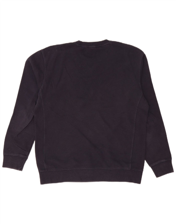 LEE Herre Regular Fit Sweatshirt Jumper Medium Navy Blue