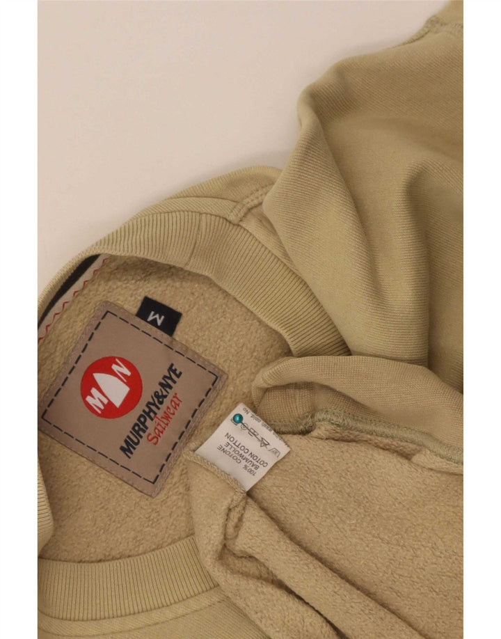 Ανδρικό γραφικό φούτερ Murphy & Nye Jumper Medium Khaki Cotton