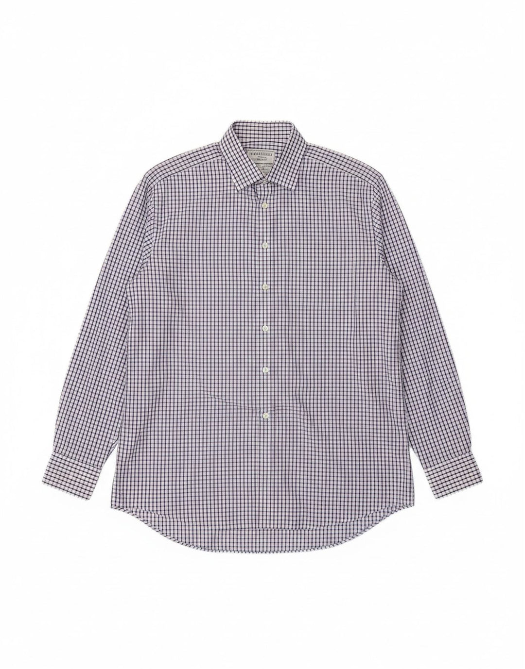 CHARLES TYRWHITT Mens Shirt Size 16 1/2 Large Blue Check