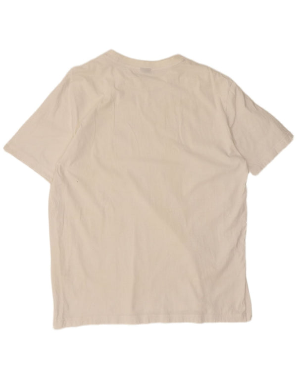 Camiseta masculina Hugo Boss Top XL algodão branco