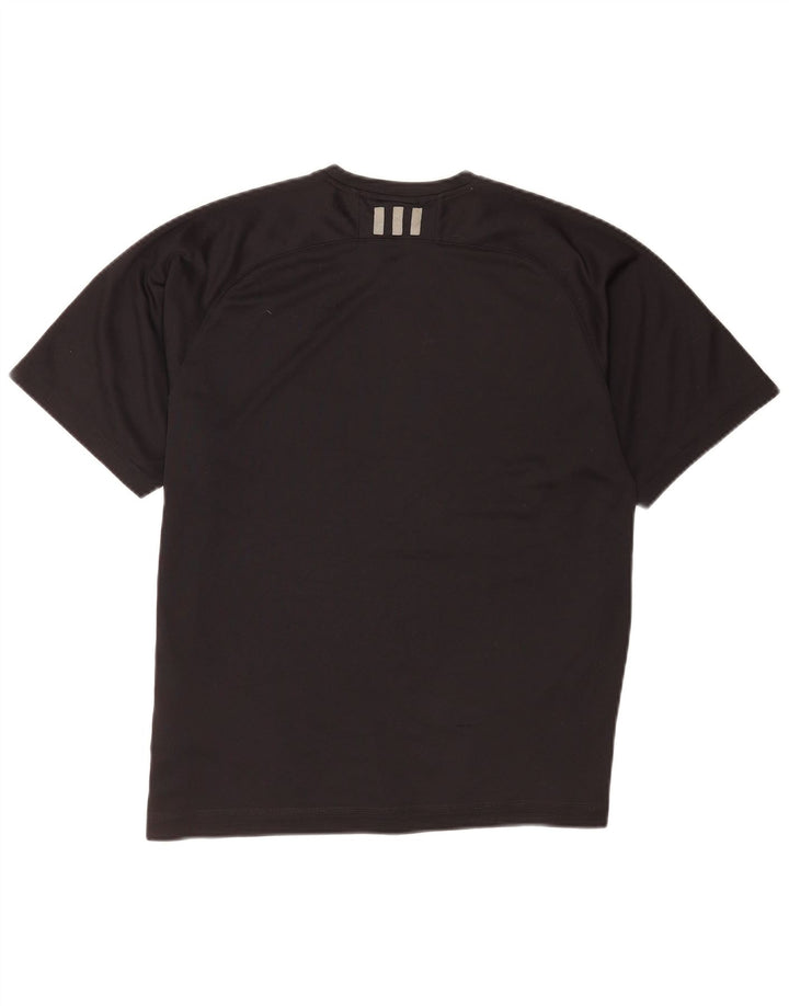 Maglietta Adidas da uomo Top Large in poliestere nero