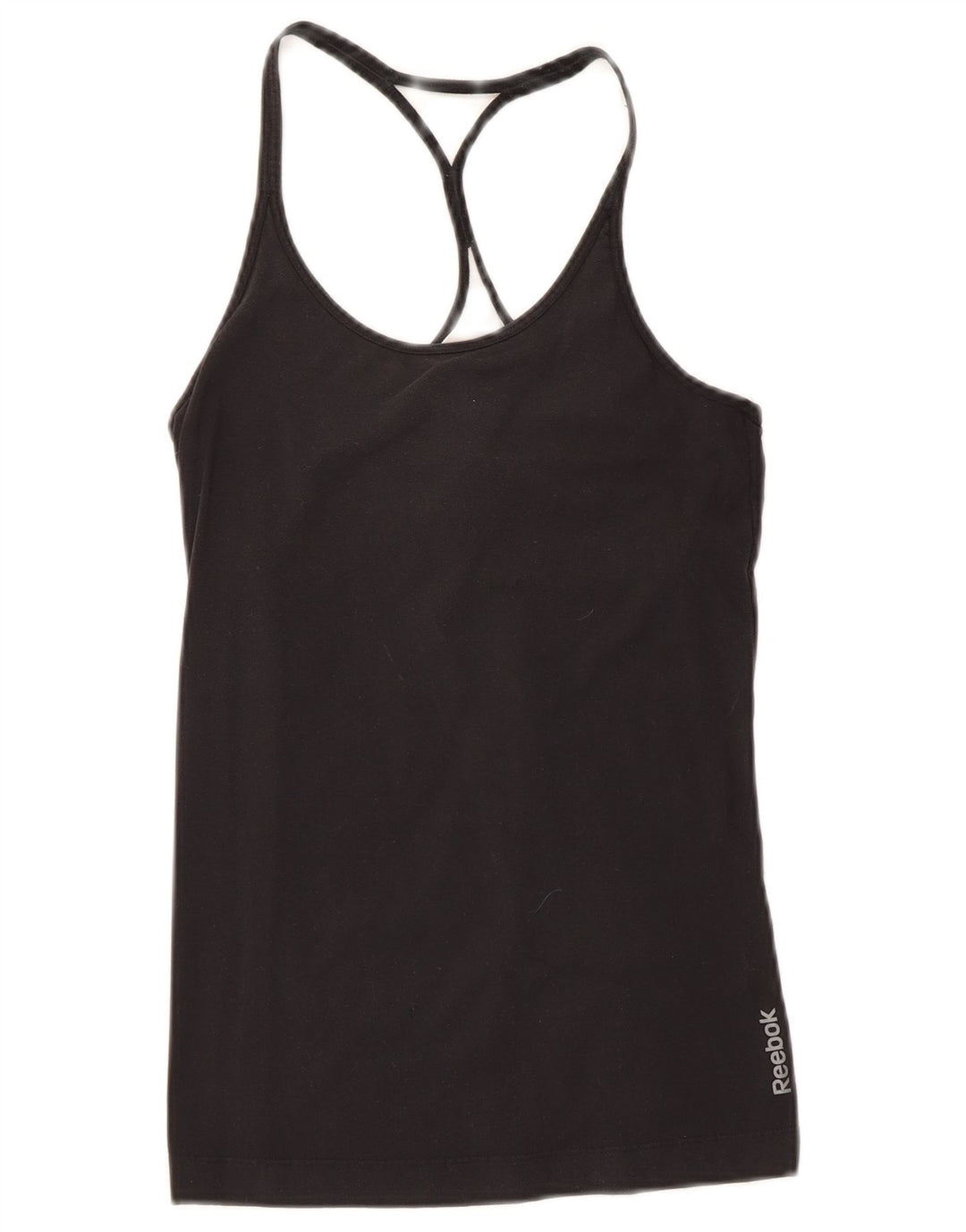 Reebok Mujer Chaleco Top UK 8 Small Negro Poliamida